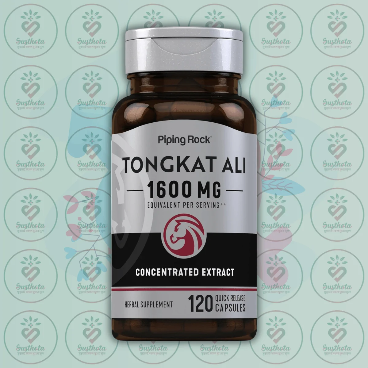Piping Rock Tongkat Ali Long Jack - 1600Mg - 120 Quick Release Capsules In Bangladesh Image 01