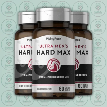 Piping Rock Ultra Men's HARD MAX Herbal Supplement - 60 Coated Caplets in Bangladesh Image 02
