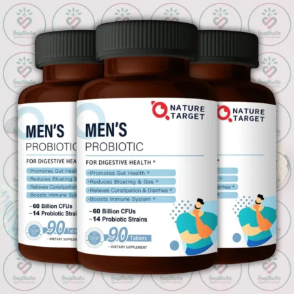 NATURE TARGET Men's Probiotic - 60 Billion CFUs - 90 Tablets in Bangladesh Image 02