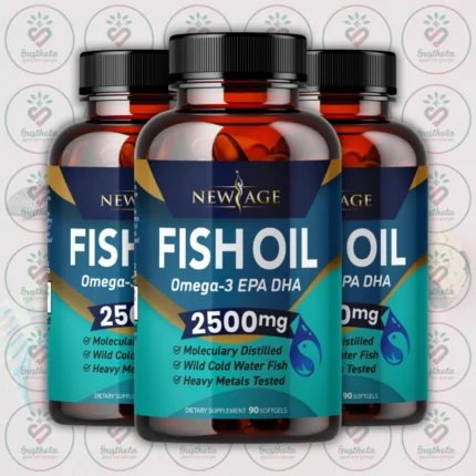 NEW AGE Omega 3 Fish Oil - 2500 mg - 90 Softgels in Bangladesh Image 02