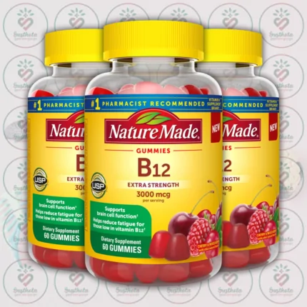 Nature Made Extra Strength Vitamin B12 - 3000 mcg - 60 Gummies in Bangladesh Image 02