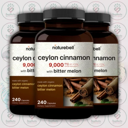 NatureBell Ceylon Cinnamon - 9000mg - 240 Capsules in Bangladesh Image 02
