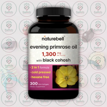 NatureBell Evening Primrose Oil - 1300mg - 300 Mini Softgels in Bangladesh Image 01