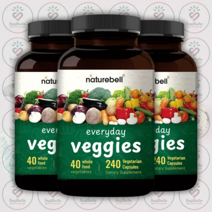 NatureBell Everyday Veggies Supplement - 1000mg - 240 Vegetarian Capsules in Bangladesh Image 02