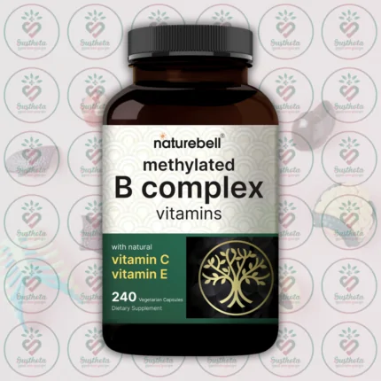 NatureBell Methylated B Complex Vitamins - 240 Vegetarian Capsules in Bangladesh Image 01