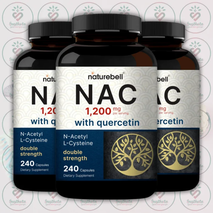 Naturebell Nac (N-Acetyl Cysteine) - 1,200Mg - 240 Capsules In Bangladesh Image 02