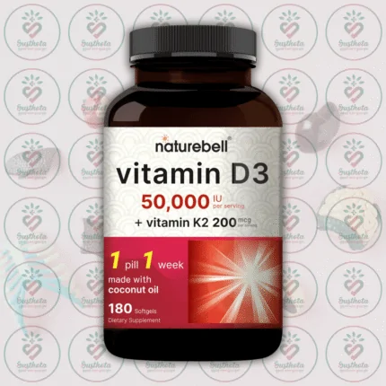 NatureBell Vitamin D3 - 50,000 IU - 180 Softgels in Bangladesh Image 01