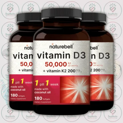 NatureBell Vitamin D3 - 50,000 IU - 180 Softgels in Bangladesh Image 02