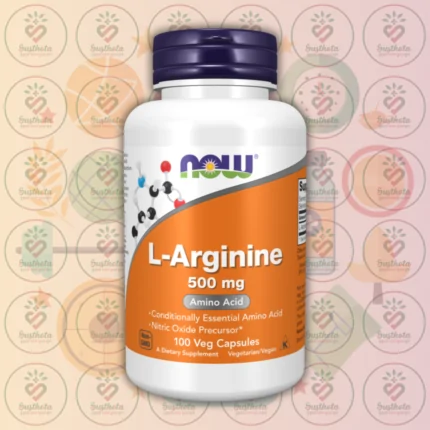 NOW L-Arginine - 500 mg - 100 Veg Capsules in Bangladesh Image 01
