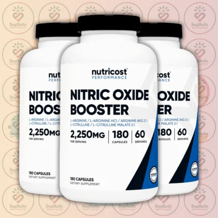 Nutricost Performance Nitric Oxide Booster - 2,250mg - 180 Capsules in Bangladesh Image 02