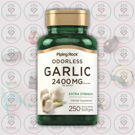 Piping Rock Odorless Garlic - 2400mg - 250 Quick Release Softgels in Bangladesh Image 01