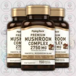 Piping Rock Premium Mushroom Complex - 2750mg - 150 Vegetarian Capsules in Bangladesh Image 02