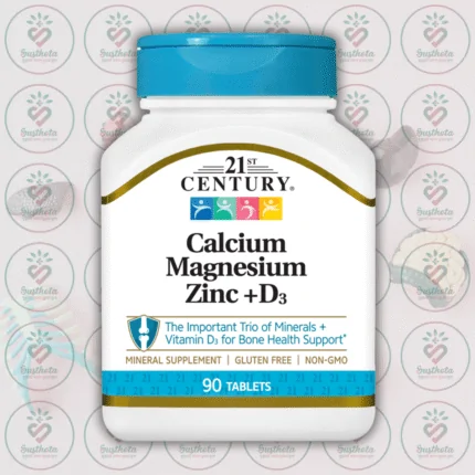 21st Century Calcium, Magnesium, Zinc +D3 - 90 Tablets in Bangladesh Image 01