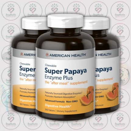 American Health Super Papaya Enzyme Plus - 360 Chewable Tablets in Bangladesh Image 02