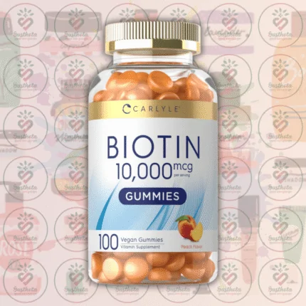 Carlyle Biotin Gummies - 10000 mcg - 100 Vegan Gummies in Bangladesh Image 01