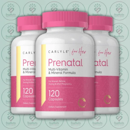 Carlyle Prenatal Multi-Vitamin & Mineral Formula - 120 Capsules in Bangladesh Image 02