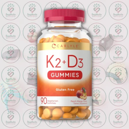 Carlyle Vitamin D3 + K2 Gummies – 5,000 IU + 100 mcg – 90 Vegetarian Gummies in Bangladesh Image 01
