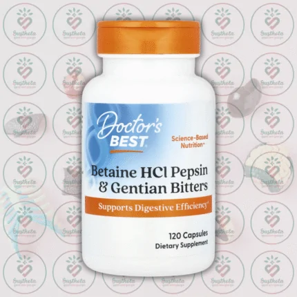 Doctor's Best Betaine HCl Pepsin & Gentian Bitters - 120 Capsules in Bangladesh Image 01