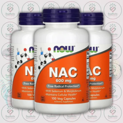 NOW NAC - 600mg - 100 Veg Capsules in Bangladesh Image 02