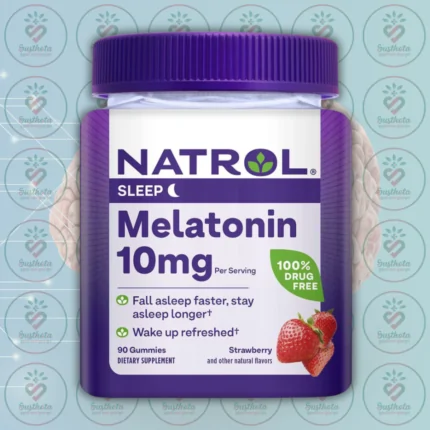 Natrol Melatonin Strawberry-Flavored Gummy - 10mg - 90 Gummies in Bangladesh Image 01