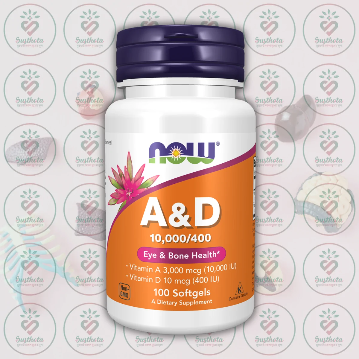 Now A&Amp;D - 10,000_400 Iu - 100 Softgels In Bangladesh Image 01 Now A&Amp;D - 10,000_400 Iu - 100 Softgels In Bangladesh Image 01