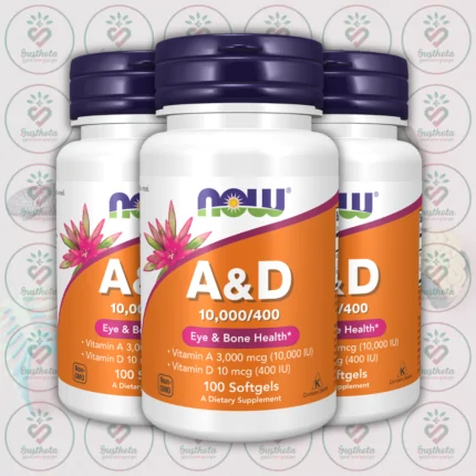 NOW A&D - 10,000_400 IU - 100 Softgels in Bangladesh Image 02