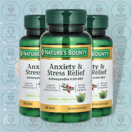 Nature's Bounty Anxiety & Stress Relief with Ashwagandha KSM-66 - 600 mg - 50 Tablets in Bangladesh Image 02