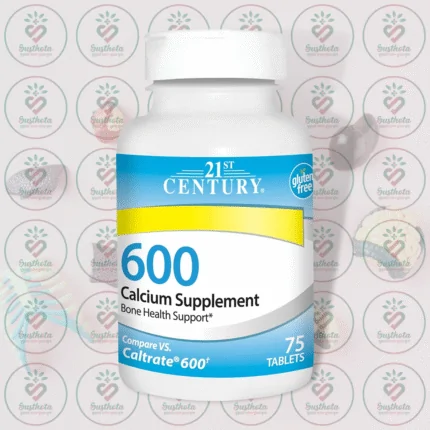 21st Century Calcium – 600 mg – 75 Tablets in Bangladesh Image 01