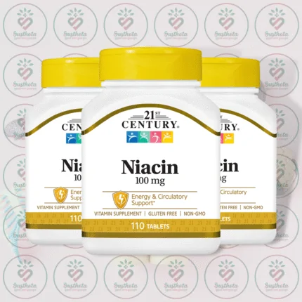 21st Century Niacin - 100 mg - 110 Tablets in Bangladesh Image 02
