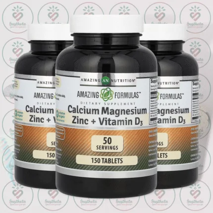 Amazing Nutrition Calcium Magnesium Zinc + Vitamin D3 - 150 Tablets in Bangladesh Image 02