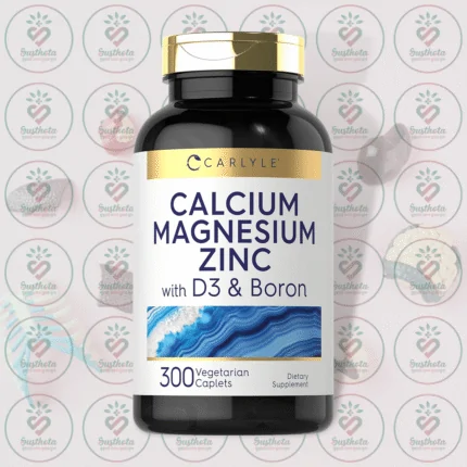 Carlyle Calcium Magnesium Zinc with D3 + Boron - 300 Vegetarian Caplets in Bangladesh Image 01