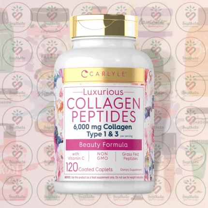 Carlyle Luxurious Collagen Peptides – 6000 mg – 120 Coated Caplets in Bangladesh Image 01