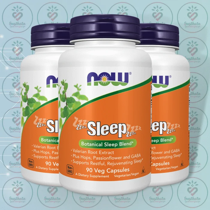 Now Sleep Botanical Sleep Blend - 90 Veg Capsules In Bangladesh Image 02