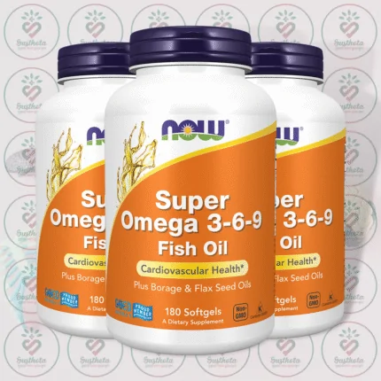 NOW Super Omega 3-6-9 – 1200 mg – 180 Softgels in Bangladesh Image 02