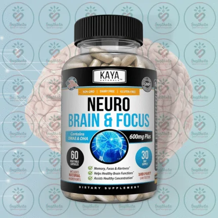 KAYA Neuro Brain & Focus – 600mg Plus – 60 Vegetable Capsules in Bangladesh Image 01