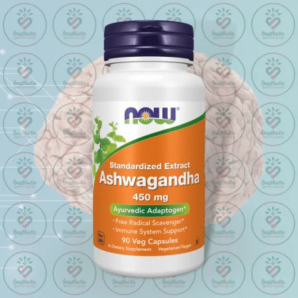 NOW Ashwagandha – 450 mg – 90 Veg Capsules in Bangladesh Image 01
