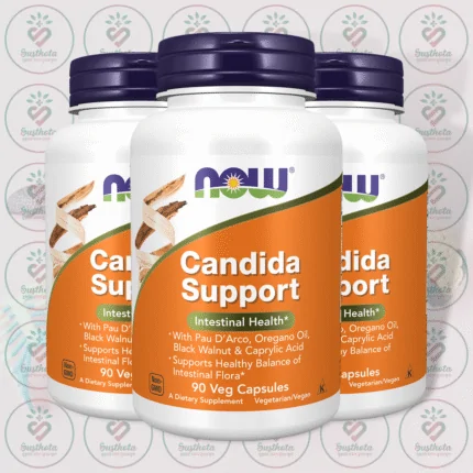 NOW Candida Support - 90 Veg Capsules in Bangladesh Image 02