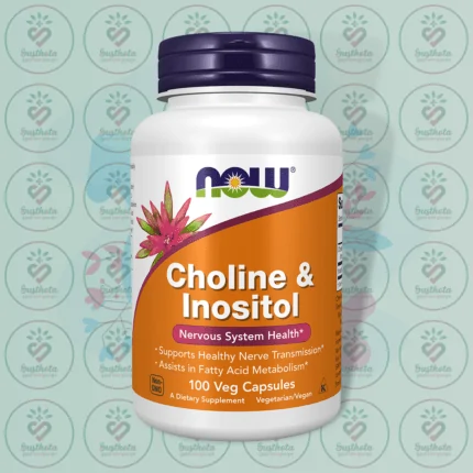 NOW Choline & Inositol – 250 mg Each – 100 Veg Capsules in Bangladesh Image 01
