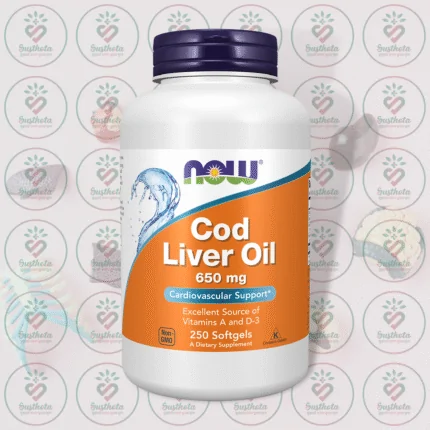 NOW Cod Liver Oil – 650 mg – 250 Softgels in Bangladesh Image 01