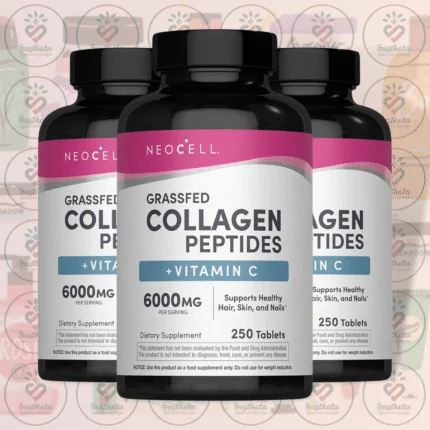 NeoCell Grassfed Collagen Peptides + Vitamin C - 6000mg - 250 Tablets in Bangladesh Image 02