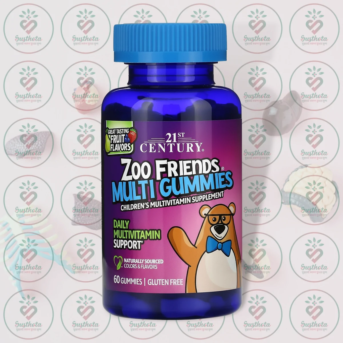 21St Century Zoo Friends Multi Gummies - 60 Gummies In Bangladesh Image 01 21St Century Zoo Friends Multi Gummies - 60 Gummies In Bangladesh Image 01