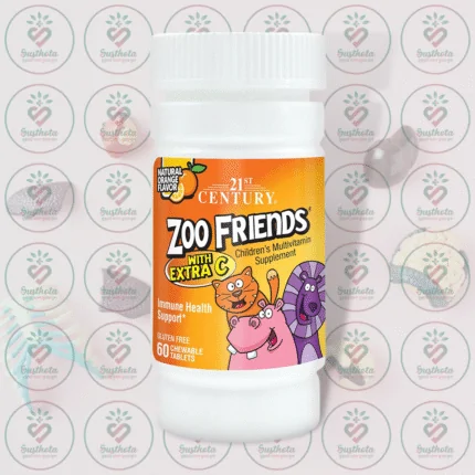 21st Century Zoo Friends with Extra C - Children's Multivitamin - 60 Chewable Tablets in Bangladesh Image 01