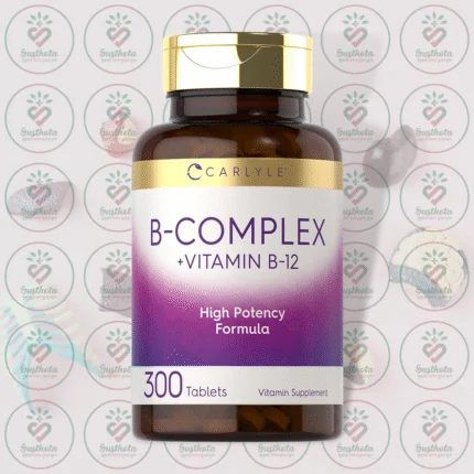 Carlyle B-Complex + Vitamin B-12 - High Potency Formula - 300 Tablets in Bangladesh Image 01