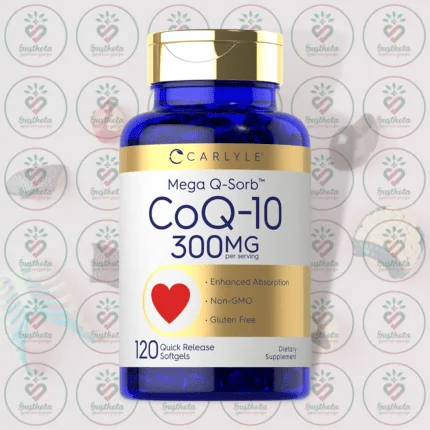 Carlyle Mega Q-Sorb CoQ-10 – 300 mg – 120 Quick Release Softgels in Bangladesh Image 01