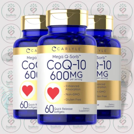 Carlyle Mega Q-Sorb CoQ-10 – 600 mg – 60 Quick Release Softgels in Bangladesh Image 02