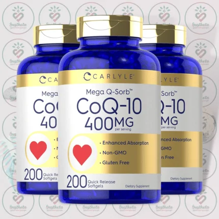 Carlyle Mega Q-Sorb™ CoQ-10 - 400mg - 200 Quick Release Softgels in Bangladesh Image 02