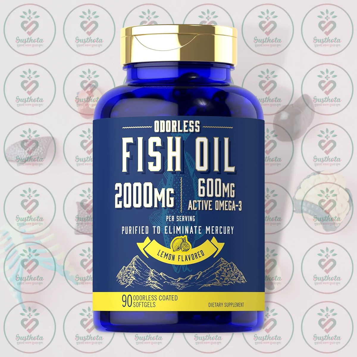 Carlyle Odorless Fish Oil - 2000Mg - 90 Softgels In Bangladesh Image 01 Carlyle Odorless Fish Oil - 2000Mg - 90 Softgels In Bangladesh Image 01