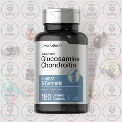 Horbäach Advanced Glucosamine Chondroitin + MSM & Turmeric - 180 Coated Caplets in Bangladesh Image 01