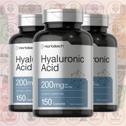 Horbäach Hyaluronic Acid – 200mg – 150 Capsules in Bangladesh Image 02