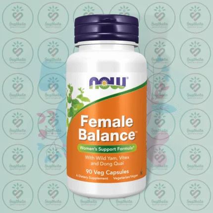 NOW Female Balance - Women's Support Formula with Wild Yam, Vitex and Dong Quai - 90 Veg Capsules in Bangladesh Image 01